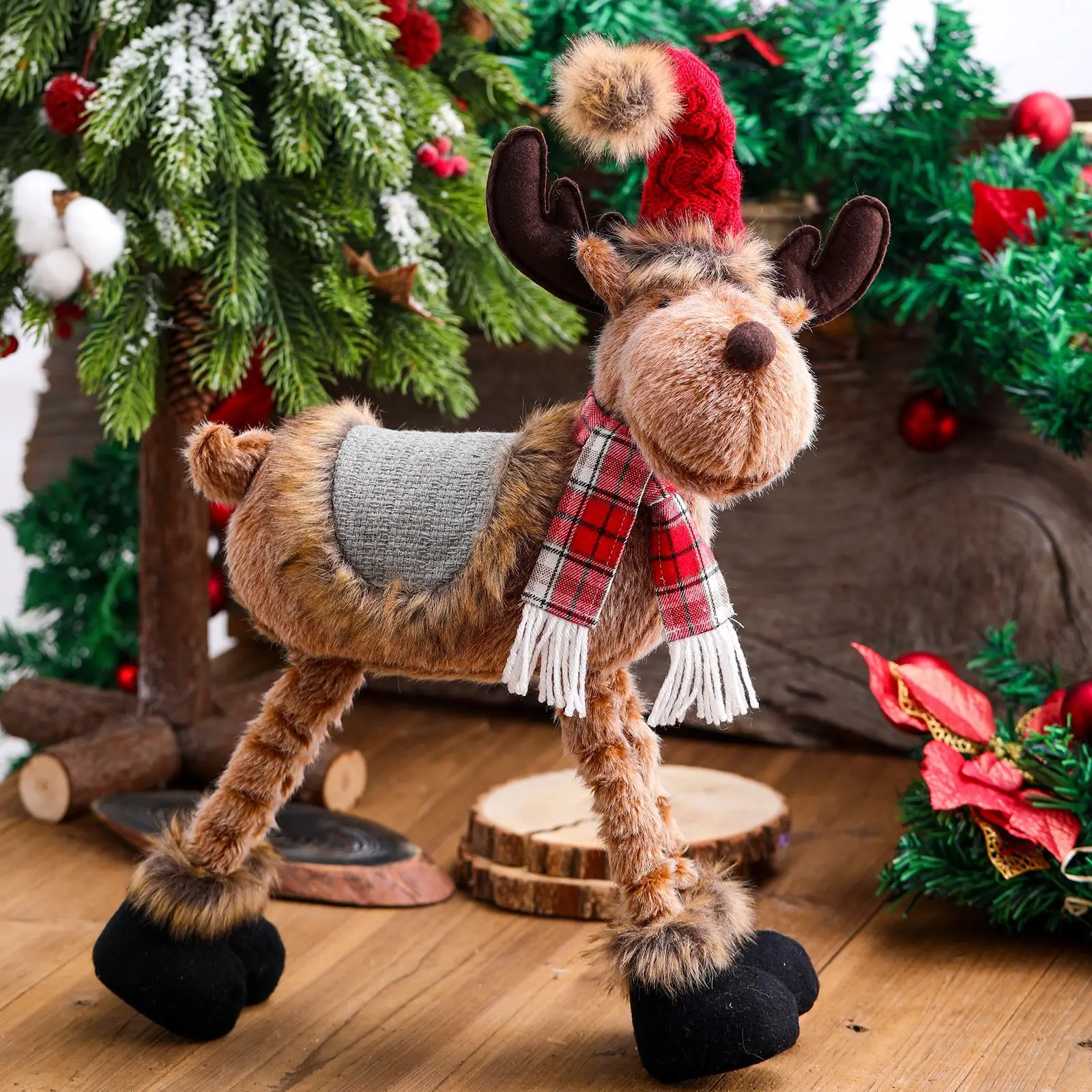 New Christmas Decoration Knitted Plush Four-horned Telescopic Deer Christmas Elk Doll Children's Toys Gift Ornaments 2022 Xmas
New Christmas Decoration Knitted Plush Four-horned Telescopic Deer Christmas Elk Doll Children's Toys Gift Ornaments 2022 Xmas
