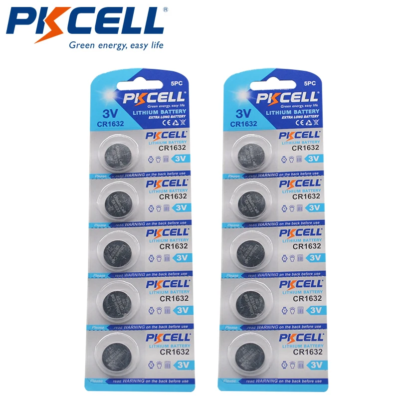 10 шт. * 2 карты PKCELL CR1632 1632 DL1632 3 в, литиевые батареи, Кнопочная батарея
10 шт. * 2 карты PKCELL CR1632 1632 DL1632 3 в, литиевые батареи, Кнопочная батарея