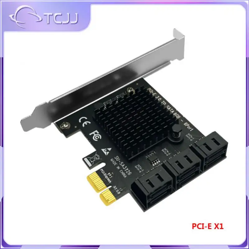 Asm1166 Chip Pci Express Sata Adapter Fast Data Transmission Sata 3 Converter With Heat Sink Multi Device Connection Reliability
Asm1166 Chip Pci Express Sata Adapter Fast Data Transmission Sata 3 Converter With Heat Sink Multi Device Connection Reliability