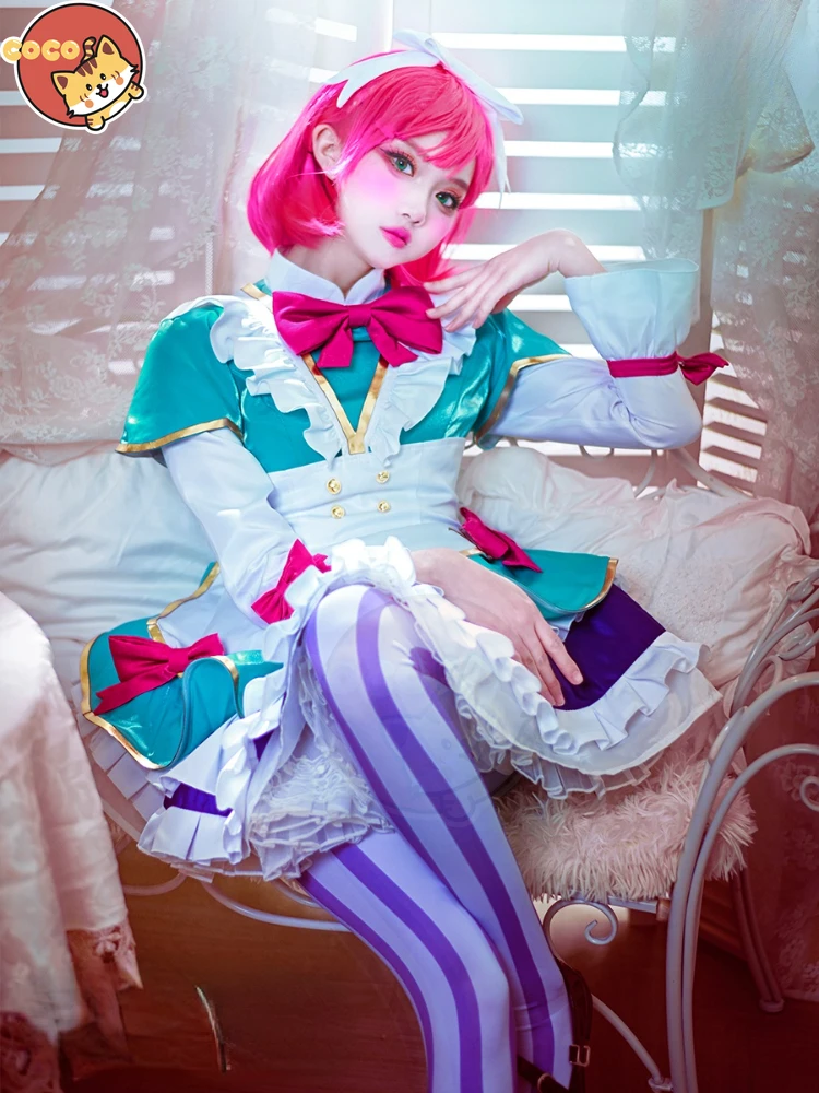 Кокосовая Игра LOL Cafe Cuties Annie косплей костюм игра Cos League of Legends Косплей кафе Cuties костюм Энни с париком
Кокосовая Игра LOL Cafe Cuties Annie косплей костюм игра Cos League of Legends Косплей кафе Cuties костюм Энни с париком