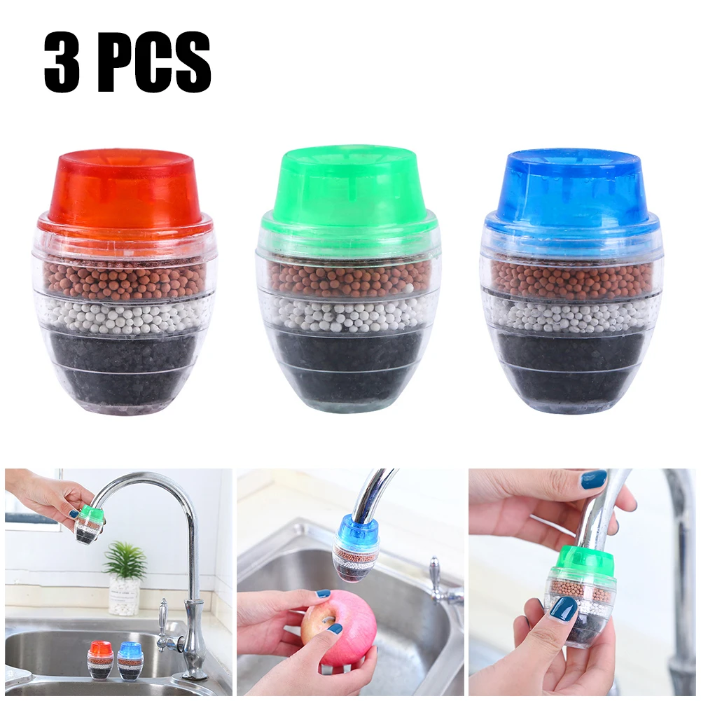 3 PCS Faucet Filter Universal Kitchen Faucet Mount Filters Tap Water Filter Purifier Round Kitchen Filtration
3 PCS Faucet Filter Universal Kitchen Faucet Mount Filters Tap Water Filter Purifier Round Kitchen Filtration
