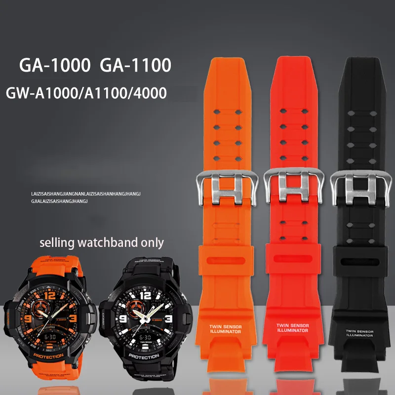 Силиконовый ремешок для часов CASIO GA-1000 / 1100 женский/1100/4000 резиновый ремешок для часов мужской спортивный браслет с инструментами
Силиконовый ремешок для часов CASIO GA-1000 / 1100 женский/1100/4000 резиновый ремешок для часов мужской спортивный браслет с инструментами