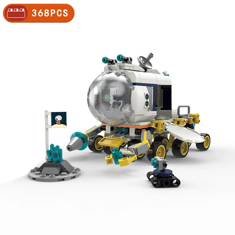 MOC креативные экшн-фигурки Снупи, космическая серия, лунный Rover, строительные блоки, кирпичи, самодельные игрушки для детей, подарки на день р...
MOC креативные экшн-фигурки Снупи, космическая серия, лунный Rover, строительные блоки, кирпичи, самодельные игрушки для детей, подарки на день р...