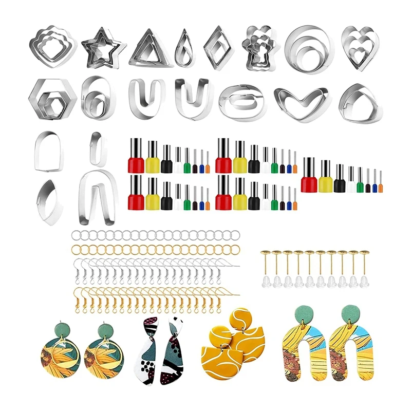 Polymer Clay Cutters Set, 42 Shapes Stainless Steel Clay Cutters For Polymer Clay Jewelry, 40 Circle Shape Cutters
Polymer Clay Cutters Set, 42 Shapes Stainless Steel Clay Cutters For Polymer Clay Jewelry, 40 Circle Shape Cutters