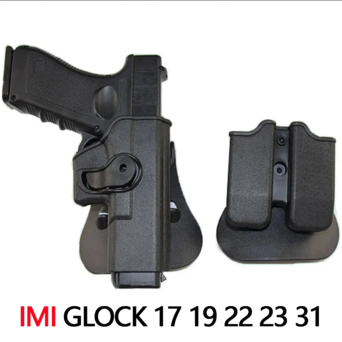 IMI Glock 17 19 22 23 31 Gun Holster Pistol Holsters Case with Clip Magazine Pouch for Glock Holster Hunting Tactical Combat
IMI Glock 17 19 22 23 31 Gun Holster Pistol Holsters Case with Clip Magazine Pouch for Glock Holster Hunting Tactical Combat