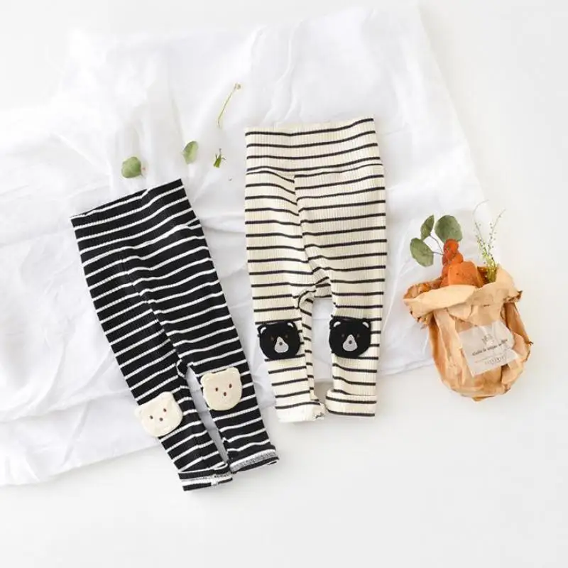 Newborn Clothes Baby Boys Elastic High Waist Leggings Toddler Girls Fashion Striped Print Cute Bear Pattern Patch Trousers 2022
Newborn Clothes Baby Boys Elastic High Waist Leggings Toddler Girls Fashion Striped Print Cute Bear Pattern Patch Trousers 2022
