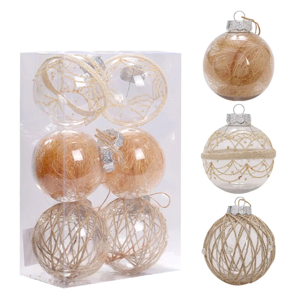 6pcs 8cm Christmas Ball Christmas Tree Ornament Home Christmas Hanging Pendant New Year Party Decoration Gift Navidad 2024
6pcs 8cm Christmas Ball Christmas Tree Ornament Home Christmas Hanging Pendant New Year Party Decoration Gift Navidad 2024