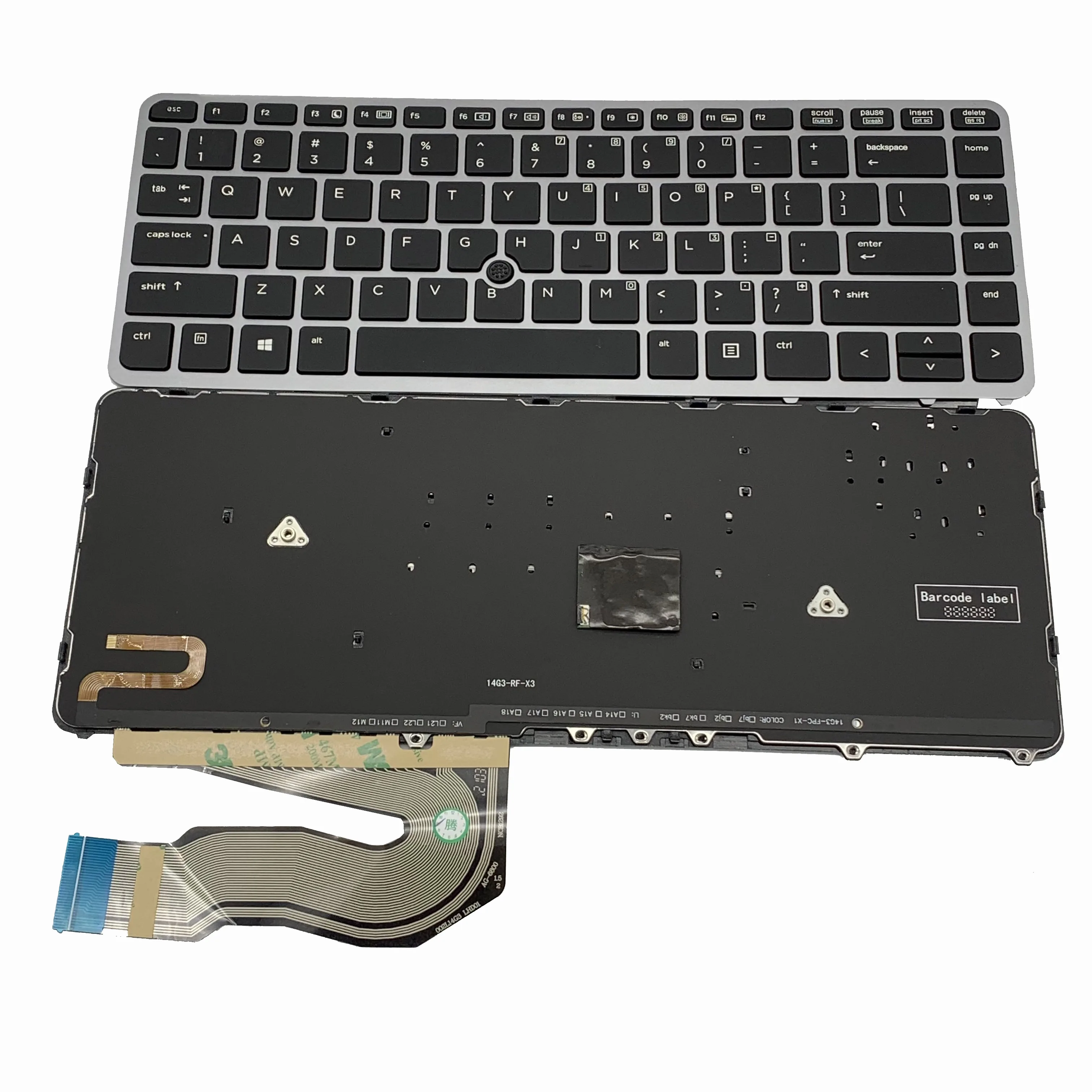 English Laptop Keyboard for HP EliteBook 840 G1 850 G1 ZBook 14 for HP 840 G2 US Silver backlight with pointing stick English
English Laptop Keyboard for HP EliteBook 840 G1 850 G1 ZBook 14 for HP 840 G2 US Silver backlight with pointing stick English