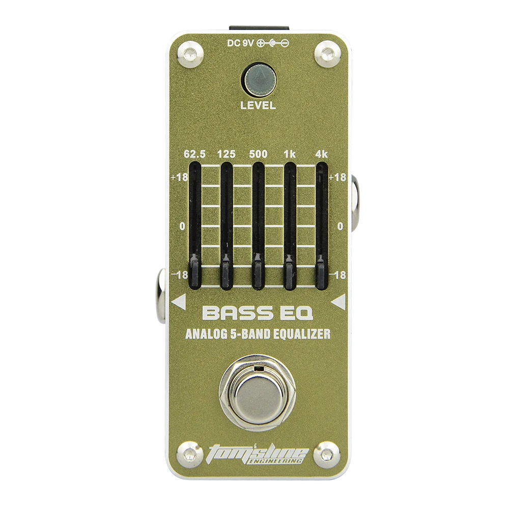 Аналоговый 5-полосный эквалайзер AROMA AEB-3 Bass EQ, педаль для электробас-гитары, Запчасти и аксессуары для настоящей байпас-педали для гитары
Аналоговый 5-полосный эквалайзер AROMA AEB-3 Bass EQ, педаль для электробас-гитары, Запчасти и аксессуары для настоящей байпас-педали для гитары
