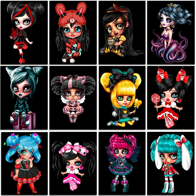 DIY Diamond Painting Kit Cartoon girl Princess Elves ghost Full Square 5D Round mosaic embroidery Cross stitch home decor Paint
DIY Diamond Painting Kit Cartoon girl Princess Elves ghost Full Square 5D Round mosaic embroidery Cross stitch home decor Paint