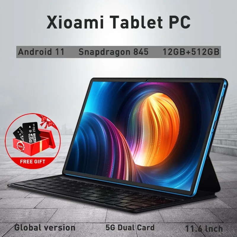 Original Global Version Android 11.0 Tablets 12GB RAM 512GB ROM HD 4K Xioami Screen Snapdragon 845 Tablet PC 5G SIM Card Or WIFI
Original Global Version Android 11.0 Tablets 12GB RAM 512GB ROM HD 4K Xioami Screen Snapdragon 845 Tablet PC 5G SIM Card Or WIFI