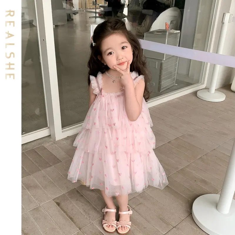 Girls Princess Dresses for Kids Suspencer Tulle Dress Sweet Party Tutu Prom Wedding Vestidos Summer Children Clothes
Girls Princess Dresses for Kids Suspencer Tulle Dress Sweet Party Tutu Prom Wedding Vestidos Summer Children Clothes