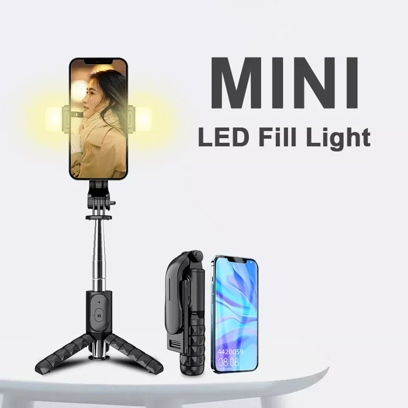 Roreta Wireless bluetooth selfie stick mini tripod foldable monopod With fill light Bluetooth Shutter For Smartphone Q11S
Roreta Wireless bluetooth selfie stick mini tripod foldable monopod With fill light Bluetooth Shutter For Smartphone Q11S