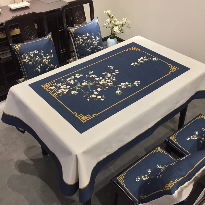 Modern Minimalist Chinese Tablecloth Waterproof Classical Tablecloth Coffee Tablecloth Rectangular Wedding Decoration Table Mat
Modern Minimalist Chinese Tablecloth Waterproof Classical Tablecloth Coffee Tablecloth Rectangular Wedding Decoration Table Mat