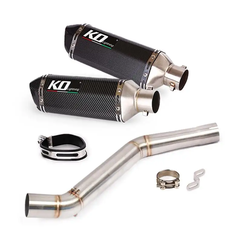 Exhaust Pipe For CFMOTO 400NK 650NK Motorcycle 51mm Muffler Tube Escape Slip On Middle Link Pipe With DB Killer Stainless Steel
Exhaust Pipe For CFMOTO 400NK 650NK Motorcycle 51mm Muffler Tube Escape Slip On Middle Link Pipe With DB Killer Stainless Steel