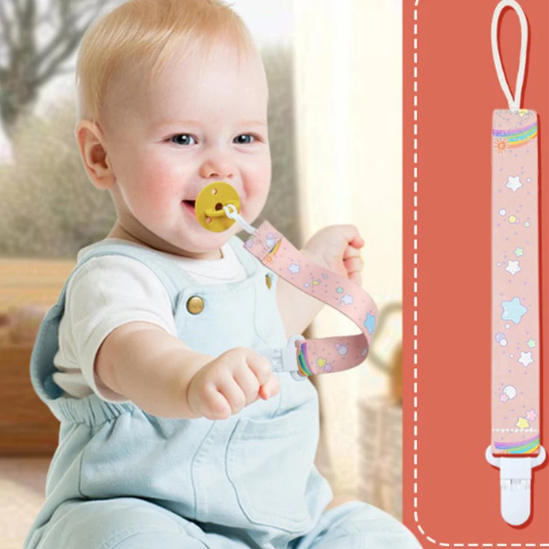 Soft Safe Cartoon Fixed Button Baby Pacifier Clip Chain Polyester Soother Holder Chain Buckle Strap For Pacifier Baby Feeding
Soft Safe Cartoon Fixed Button Baby Pacifier Clip Chain Polyester Soother Holder Chain Buckle Strap For Pacifier Baby Feeding