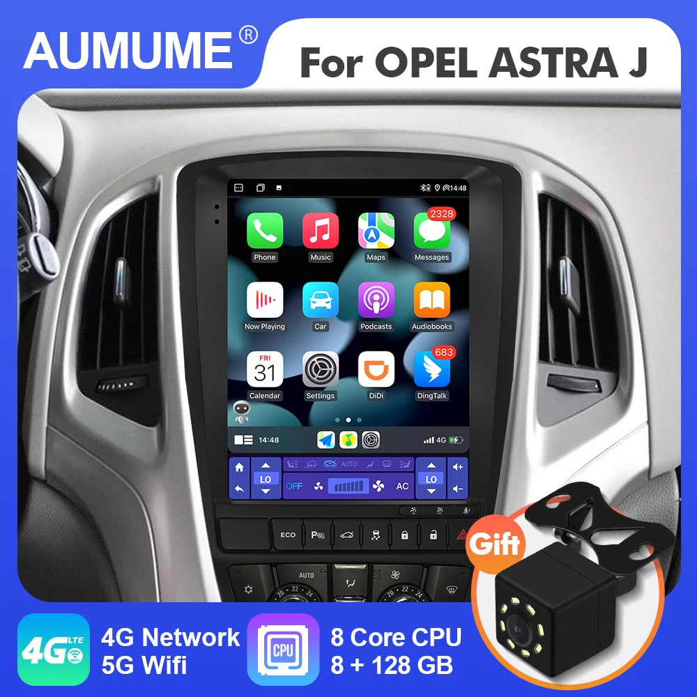 Автомобильный мультимедийный плеер AUMUME, автомагнитола на Android, для Opel Astra J Verano, Vauxhall 2007-2014, 4G Carplay, типоразмер 2DIN
Автомобильный мультимедийный плеер AUMUME, автомагнитола на Android, для Opel Astra J Verano, Vauxhall 2007-2014, 4G Carplay, типоразмер 2DIN