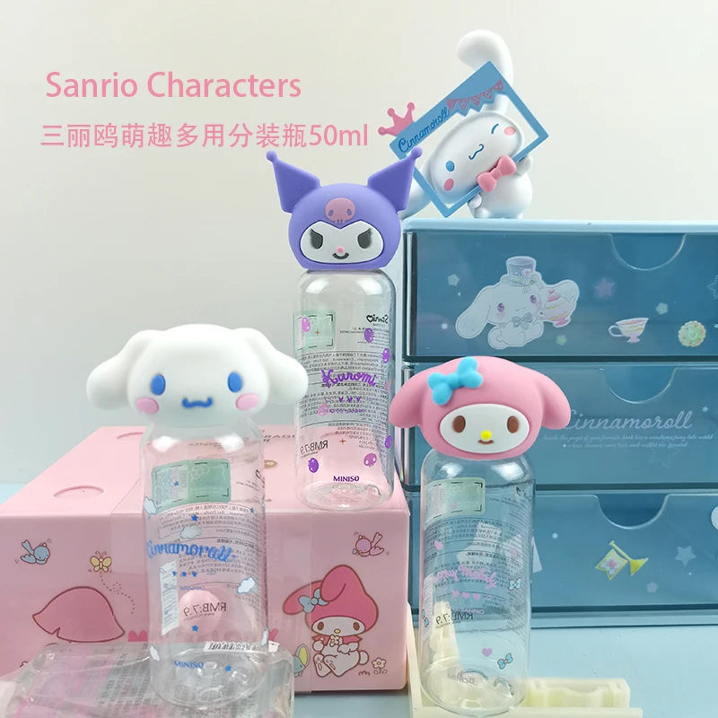 Kawaii Sanrioed аниме серия Kuromi mymelody Cinnamoroll милая девушка сердце кукла портативный дезинфицирующее средство для рук косметическая бутылка для вод...
Kawaii Sanrioed аниме серия Kuromi mymelody Cinnamoroll милая девушка сердце кукла портативный дезинфицирующее средство для рук косметическая бутылка для вод...