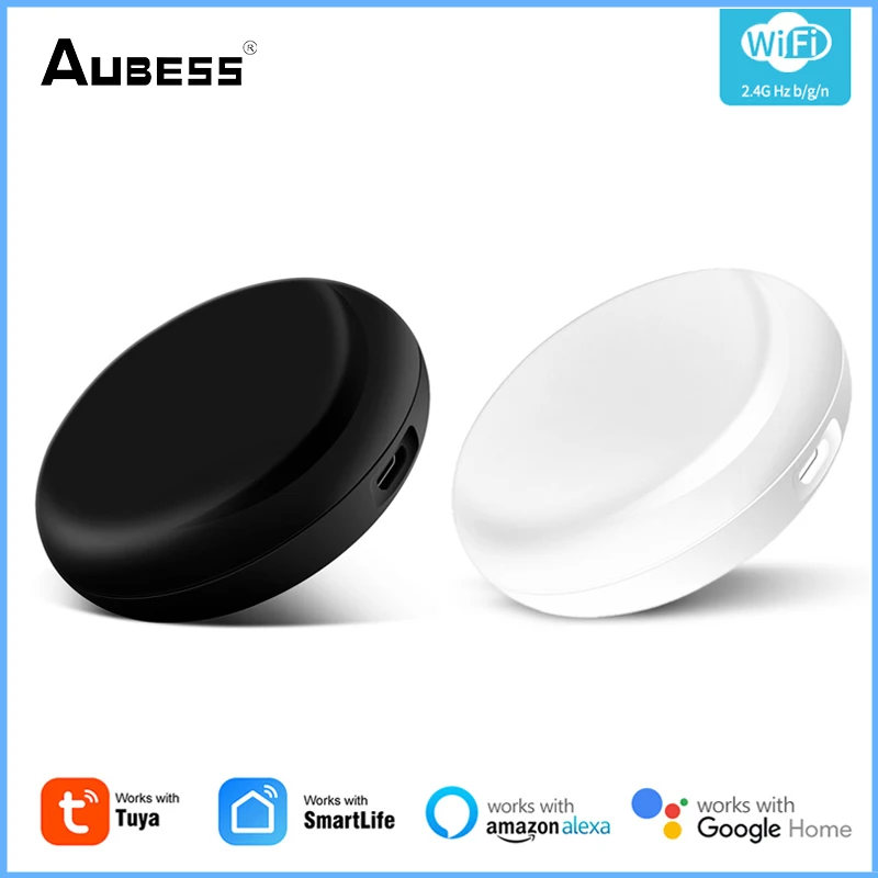 Aubess Wifi IR Remote Controller Smart Tuya/Smart Life APP Control Infrared For TV DVD AUD Work With Amazon Alexa Google Home
Aubess Wifi IR Remote Controller Smart Tuya/Smart Life APP Control Infrared For TV DVD AUD Work With Amazon Alexa Google Home