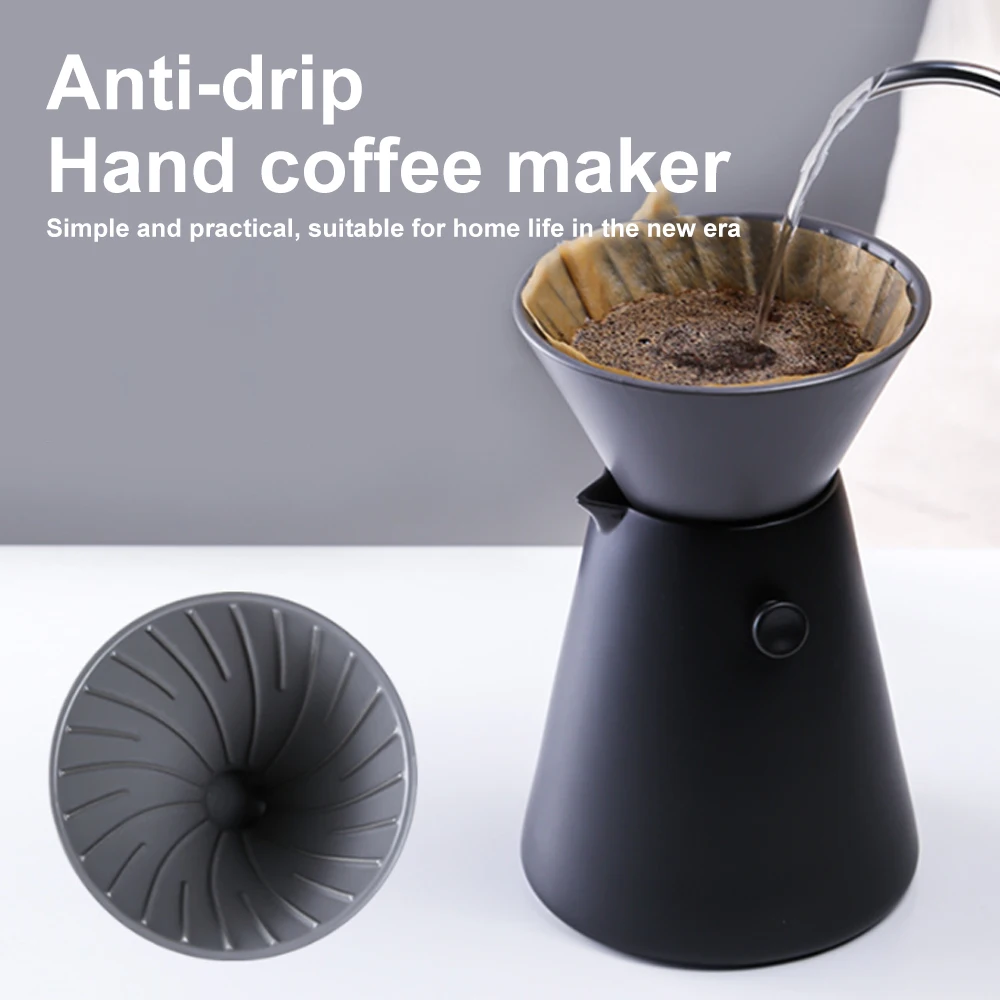 650ml Home Hand Drip Coffee Set with Filter Anti-drip Coffee Filter Pot Drip Brewing Device Ceramic Material Sharing Coffee Pot
650ml Home Hand Drip Coffee Set with Filter Anti-drip Coffee Filter Pot Drip Brewing Device Ceramic Material Sharing Coffee Pot