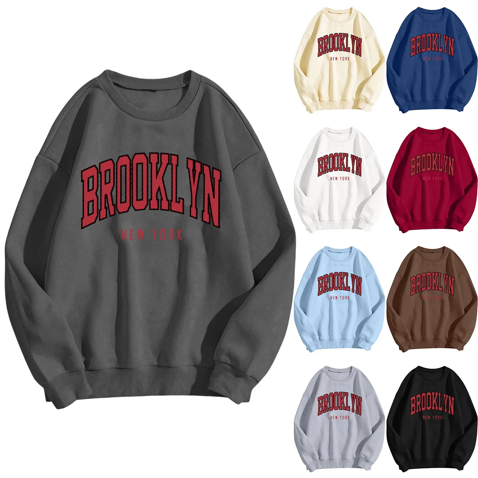 Women Letter Print Hoodless Sweatshirts Round Neck Loose Long Sleeves Sweatshirts Ladies Winter Warm Oversize Pullover Hoodless
Women Letter Print Hoodless Sweatshirts Round Neck Loose Long Sleeves Sweatshirts Ladies Winter Warm Oversize Pullover Hoodless