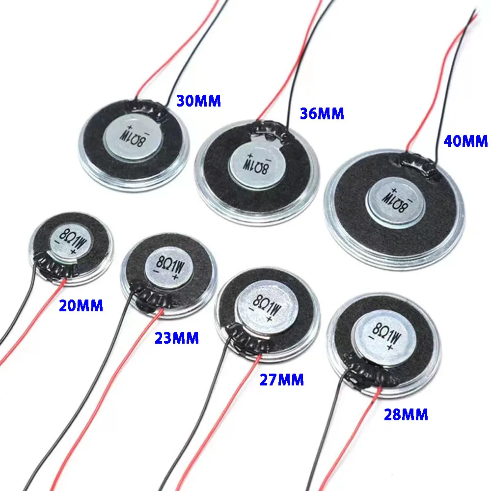 5 шт. Мини-громкоговорители LAJQTAO 8 Ом 1 Вт
5 шт. Мини-громкоговорители LAJQTAO 8 Ом 1 Вт