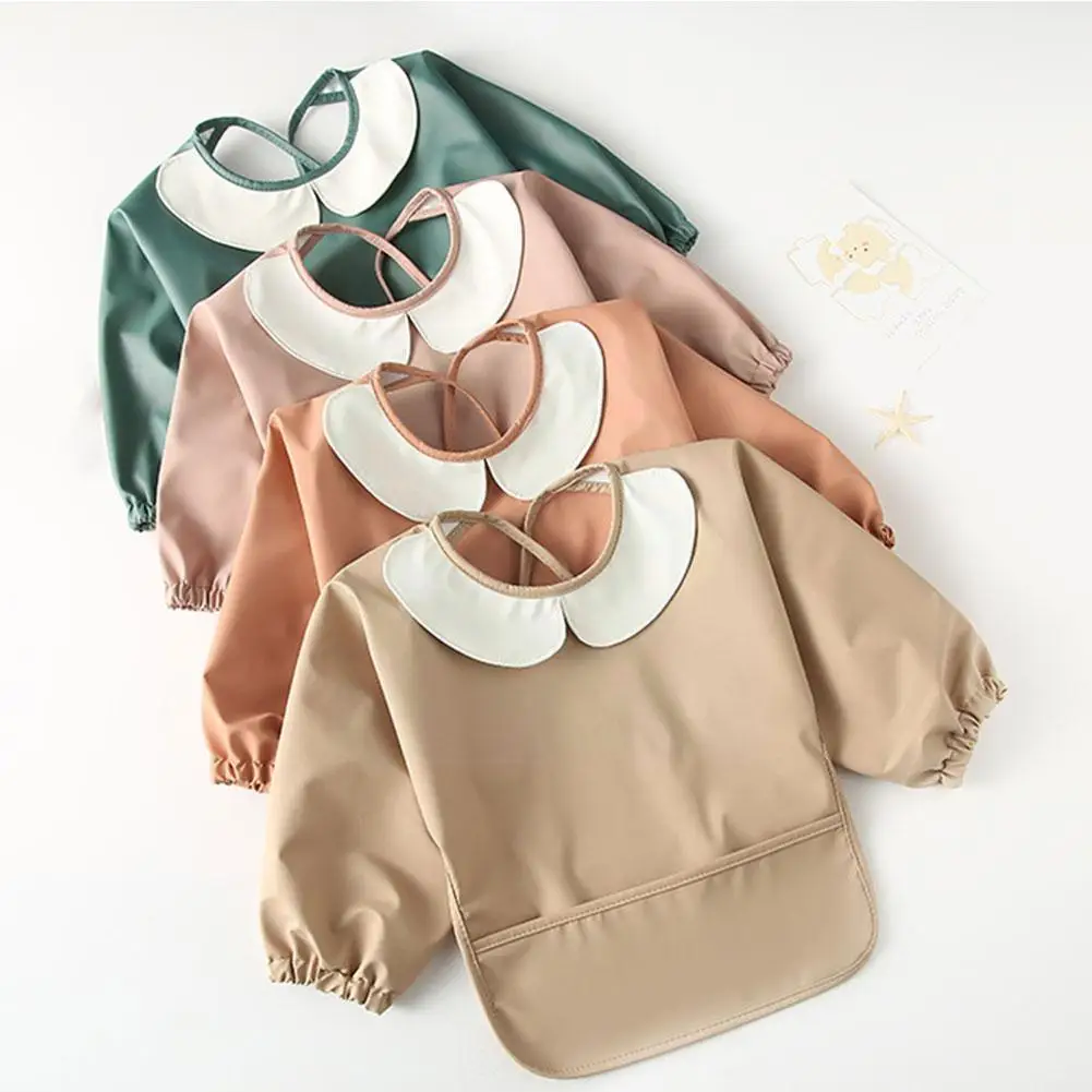 Waterproof Baby Bibs Burp Cloth With Pocket Baby Feeding Drawing Smock For Children Baby Accessories Infant Apron Kids Stuf K6n1
Waterproof Baby Bibs Burp Cloth With Pocket Baby Feeding Drawing Smock For Children Baby Accessories Infant Apron Kids Stuf K6n1
