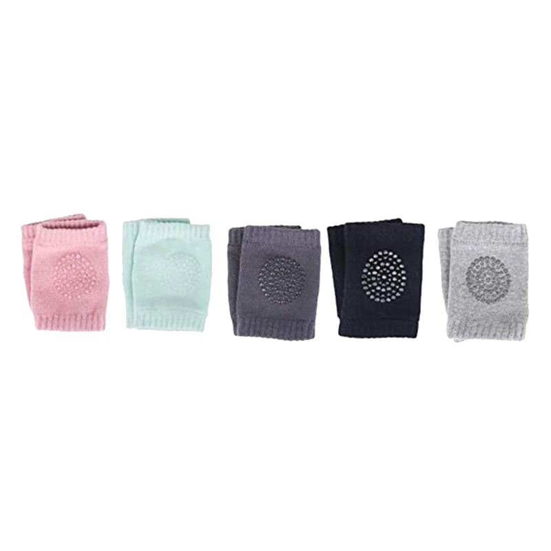 5 пар, Нескользящие эластичные хлопковые наколенники для ползания 
5 пар, Нескользящие эластичные хлопковые наколенники для ползания