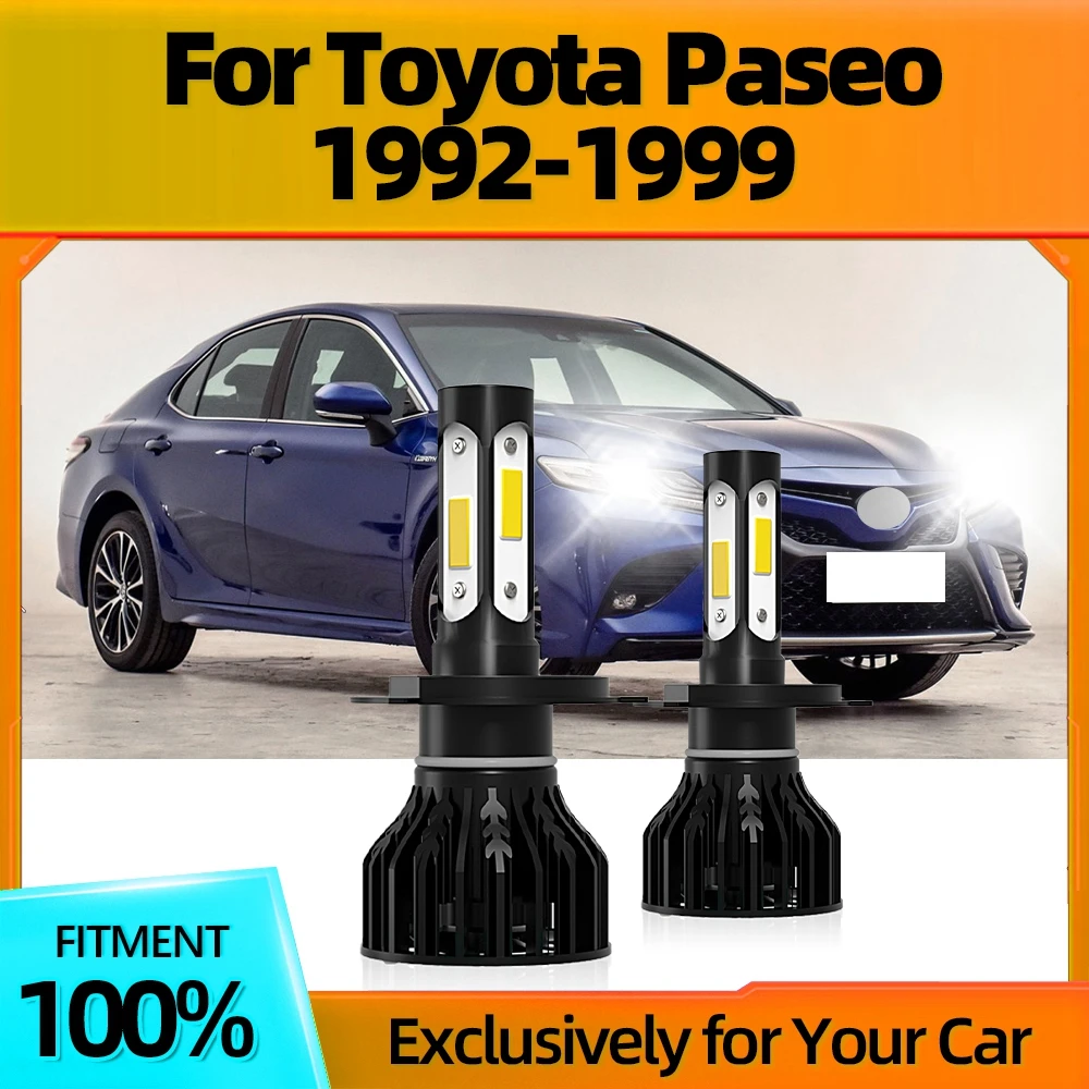 KINGSOFE 2x Auto Car Front Lamp Led White H4 High Low Beam Kit 23000LM 6500K Super Brightness IP68 For Toyota Paseo 1992-1999
KINGSOFE 2x Auto Car Front Lamp Led White H4 High Low Beam Kit 23000LM 6500K Super Brightness IP68 For Toyota Paseo 1992-1999