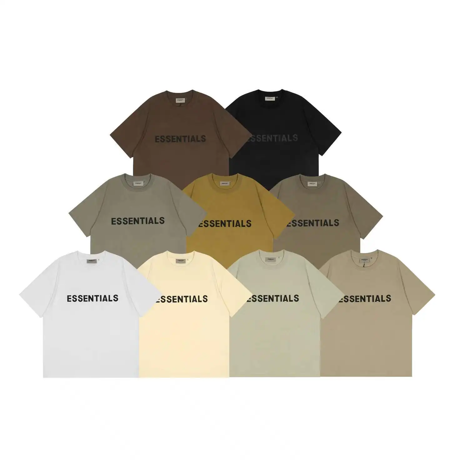 top essentials double-line letters glued short-sleeved t-shirt men and women ins net red with the same paragraph
top essentials double-line letters glued short-sleeved t-shirt men and women ins net red with the same paragraph