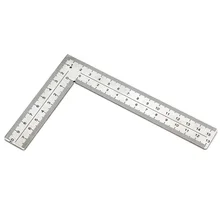 Mini Framing Ruler Measuring Layout Tool Stainless Steel Square Right Angle Ruler Precision For Building Framing Gauges