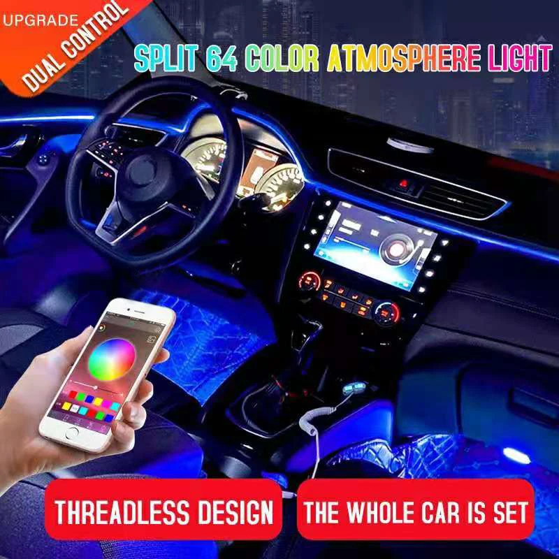 Светодиодная подсветка для салона автомобиля, декоративный Rgb светильник для салона автомобиля, с дистанционным управлением через приложе...
Светодиодная подсветка для салона автомобиля, декоративный Rgb светильник для салона автомобиля, с дистанционным управлением через приложе...