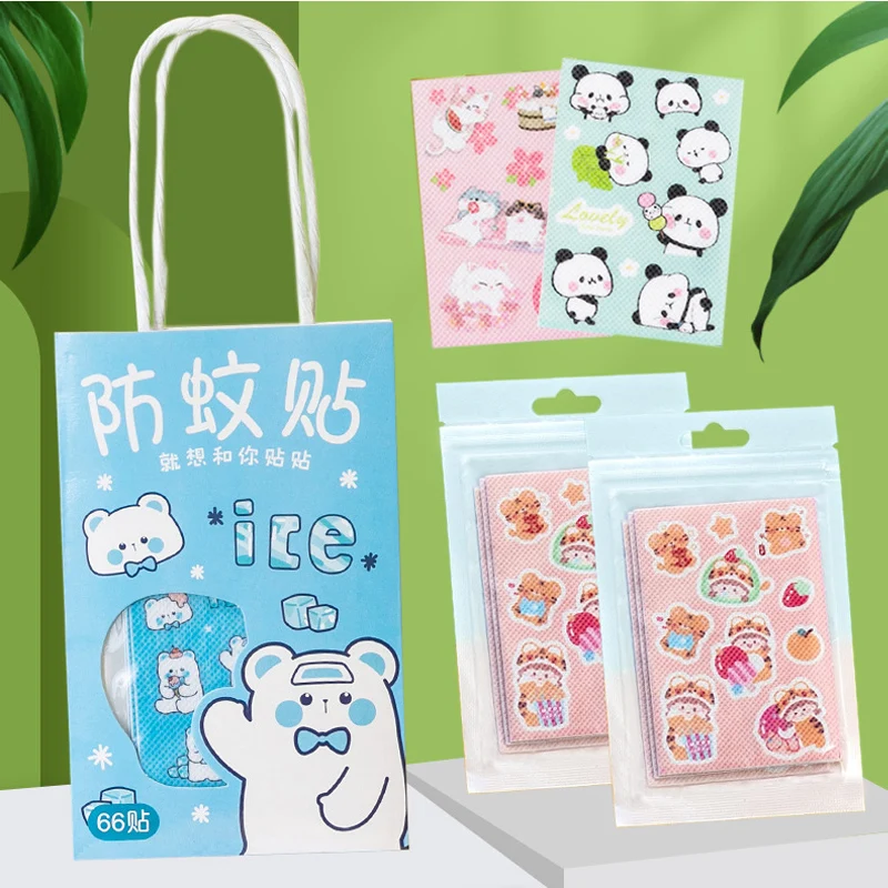 66Pcs/box Children Cute Cartoon Repellent Stickers Portable Summer Anti-Mosquito Bites Patch Children Outdoor Mosquito Repellent
66Pcs/box Children Cute Cartoon Repellent Stickers Portable Summer Anti-Mosquito Bites Patch Children Outdoor Mosquito Repellent