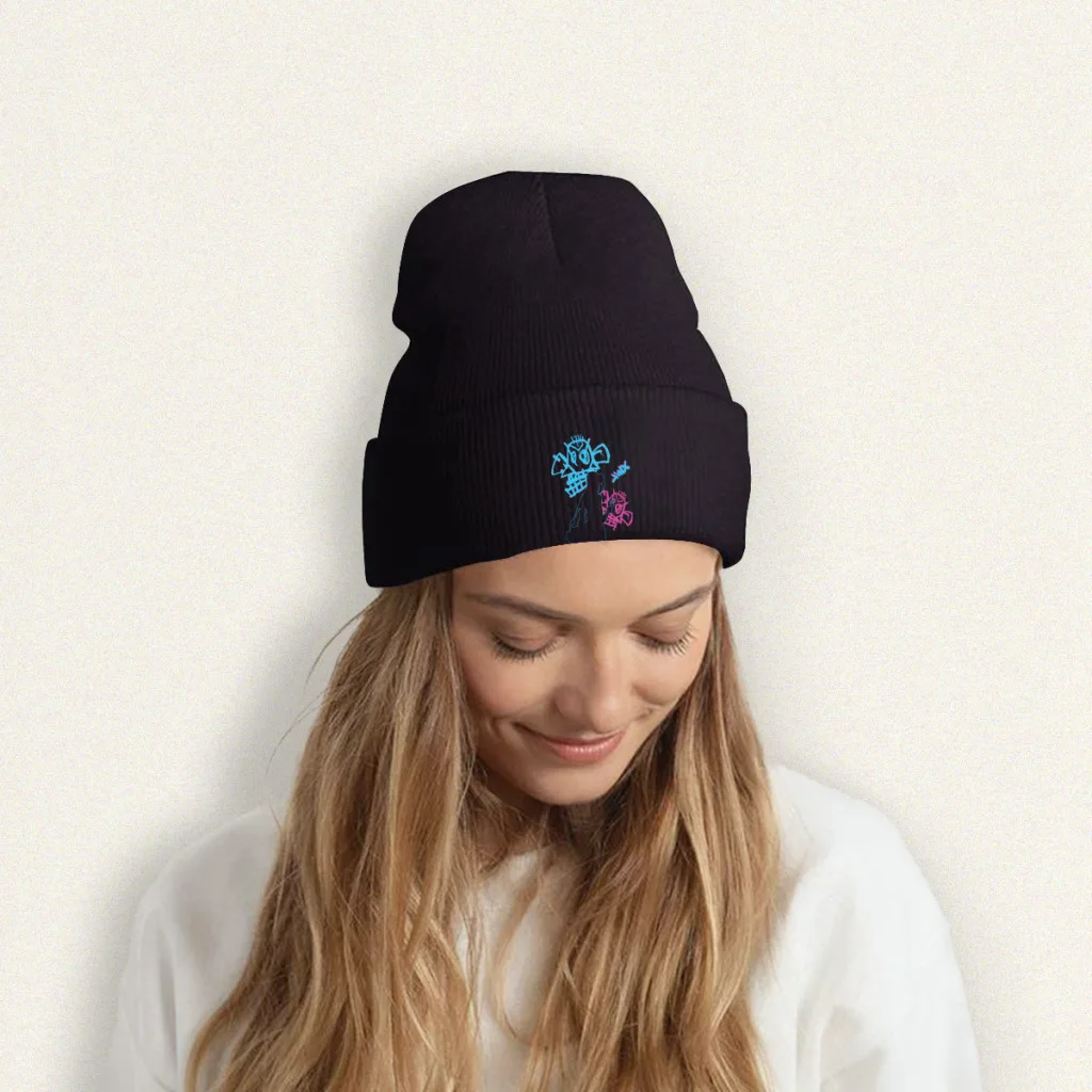 Jinx Skullies Beanie Arcane League of Legends зимние теплые вязаные берет шапки унисекс эластичные