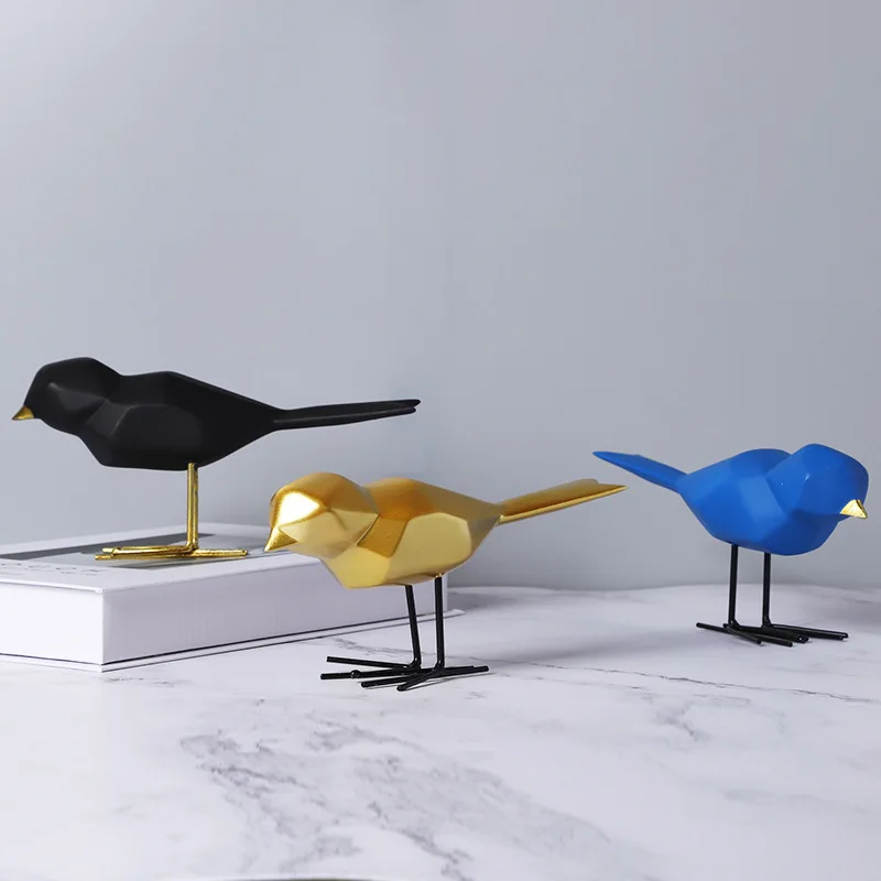 Nordic style living room bedroom resin crafts desktop decoration ins home accessories geometric bird decoration new year gift
Nordic style living room bedroom resin crafts desktop decoration ins home accessories geometric bird decoration new year gift
