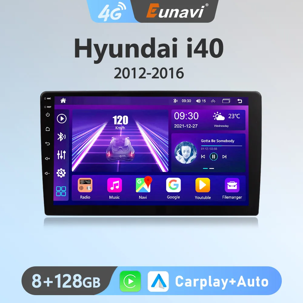 Eunavi 2din 4G Autoradio Android 10 For HYUNDAI I40 2012 - 2016 Car Radio Multimedia Video Player Navigation GPS RDS Carplay
Eunavi 2din 4G Autoradio Android 10 For HYUNDAI I40 2012 - 2016 Car Radio Multimedia Video Player Navigation GPS RDS Carplay