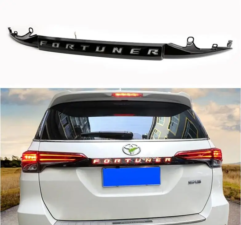 High Quality ABS Chrome Rear Bumper Trunk Lid Door Cover Trims With LED Light For Toyota Fortuner 2016 2017 2018 2019 2020 2021
High Quality ABS Chrome Rear Bumper Trunk Lid Door Cover Trims With LED Light For Toyota Fortuner 2016 2017 2018 2019 2020 2021