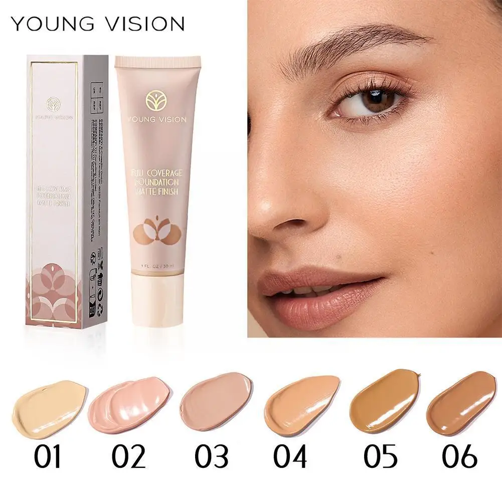 6 Colors Matte Liquid Foundation Moisturizing Oil Control Concealer Cosmetics Effect Makeup Full Makeup Cover Waterproof Ac N8Y4
6 Colors Matte Liquid Foundation Moisturizing Oil Control Concealer Cosmetics Effect Makeup Full Makeup Cover Waterproof Ac N8Y4
