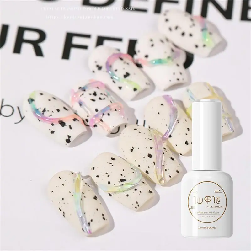 15ml Gel Nail Polish Quail Egg Effect Varnishes UV Gel For Nails Art Eggshell Hybrid Design Base And Top Coat For Gel Polish
15ml Gel Nail Polish Quail Egg Effect Varnishes UV Gel For Nails Art Eggshell Hybrid Design Base And Top Coat For Gel Polish