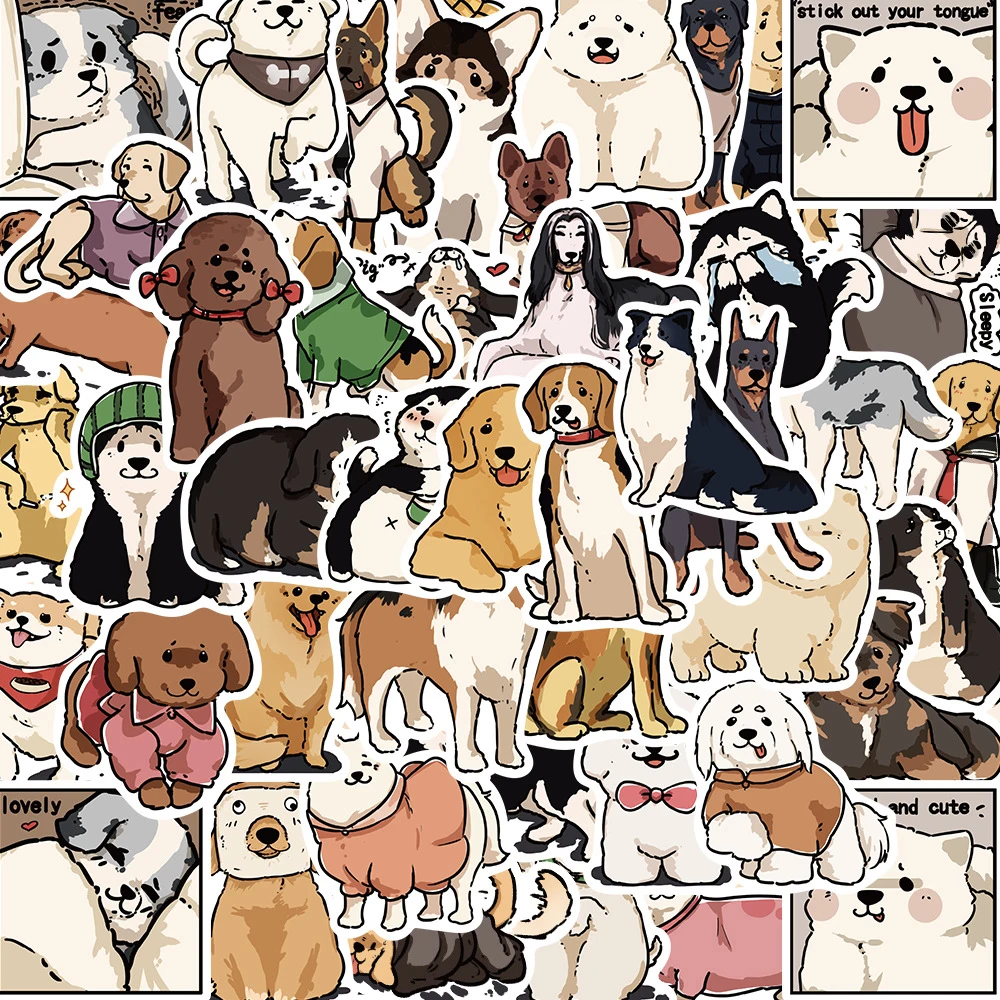 10/30/50pcs Cute Cartoon Dog Stickers Animal Graffiti Decal Phone Scrapbooking Wall Suitcase Funny Anime Sticker for Kids Toys
10/30/50pcs Cute Cartoon Dog Stickers Animal Graffiti Decal Phone Scrapbooking Wall Suitcase Funny Anime Sticker for Kids Toys