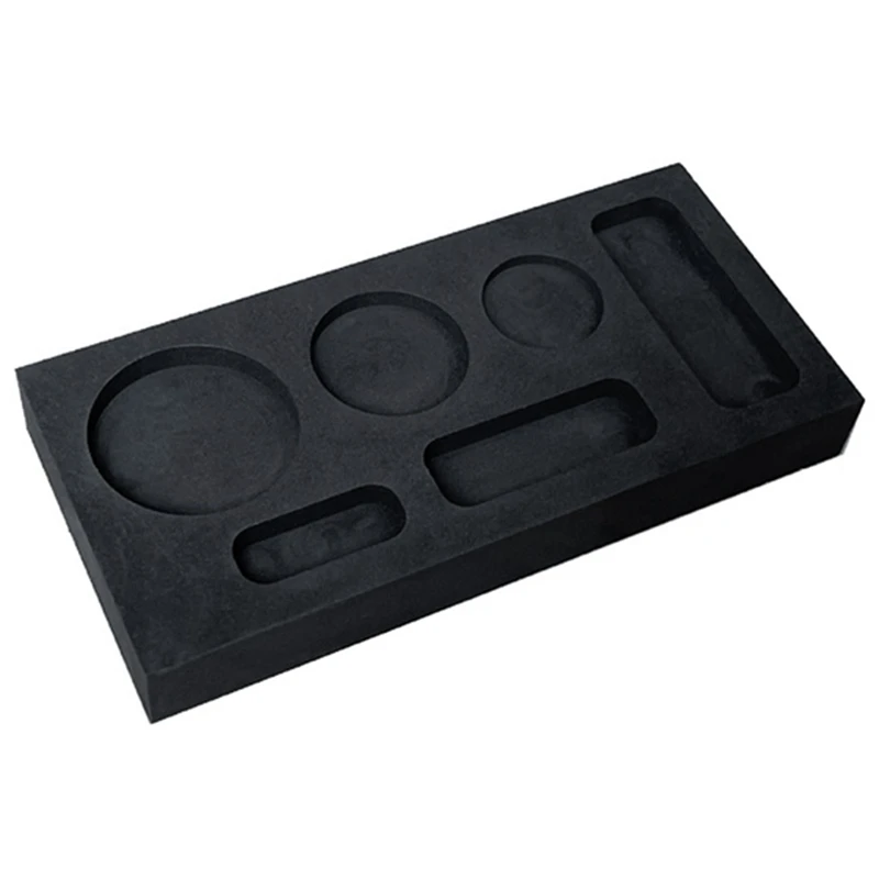 6-In-1 Graphite Casting Ingot Mold Crucible Metal Refining Scrap Bar Coin Mold Combo
6-In-1 Graphite Casting Ingot Mold Crucible Metal Refining Scrap Bar Coin Mold Combo
