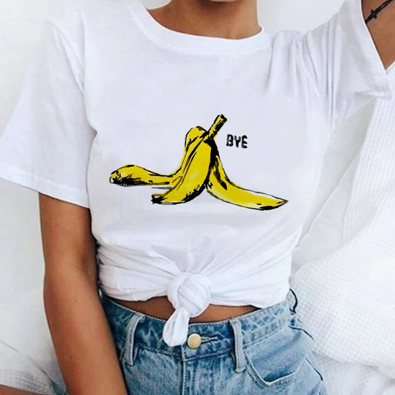 New For Women 2021 Spring Summer Women T-shirts Ripe Banana Funny Kawaii Korean Style Hipster Top
New For Women 2021 Spring Summer Women T-shirts Ripe Banana Funny Kawaii Korean Style Hipster Top