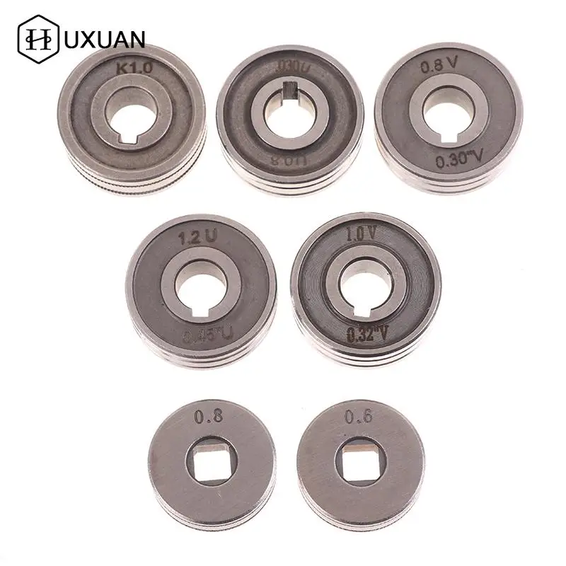 MIG Welding Machine Feeder Roll V U K Knurl Groove For 0.8 1.0 1.2mm Steel Aluminum Flux Cord Welding Wire Feeding Roll 
MIG Welding Machine Feeder Roll V U K Knurl Groove For 0.8 1.0 1.2mm Steel Aluminum Flux Cord Welding Wire Feeding Roll