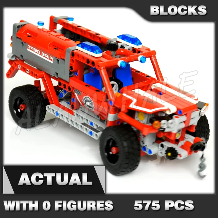 575pcs 2in1 Technical First Responder Department SUV Fire Racer Light Tower 10824 Building Block Toy Compatible with Model
575pcs 2in1 Technical First Responder Department SUV Fire Racer Light Tower 10824 Building Block Toy Compatible with Model