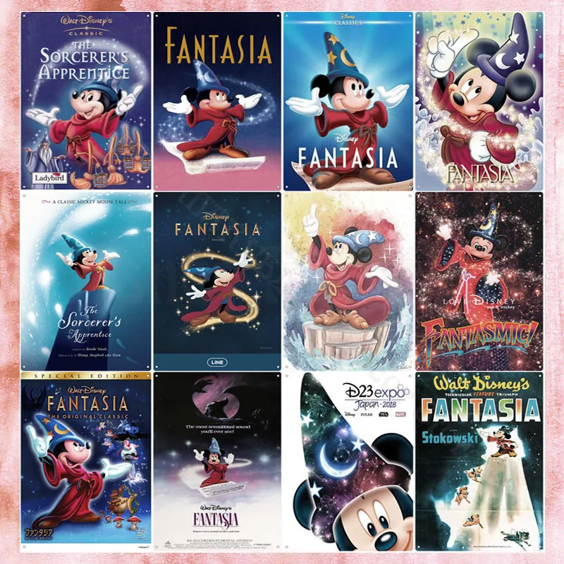 Disney Metal Signs Fantasia Magic Mickey Wearing A Hat Cartoon Movie Metal Poster Wall Stickers Tin Sign Painting Kid Room Decor
Disney Metal Signs Fantasia Magic Mickey Wearing A Hat Cartoon Movie Metal Poster Wall Stickers Tin Sign Painting Kid Room Decor