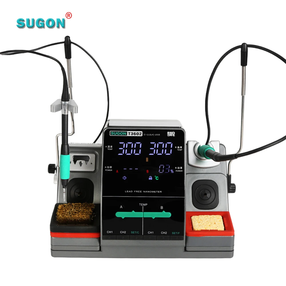 In Stock SUGON T3602 Soldering Station 2 In 1 Iron Mobile Phone Repair Tools Welding machine
In Stock SUGON T3602 Soldering Station 2 In 1 Iron Mobile Phone Repair Tools Welding machine