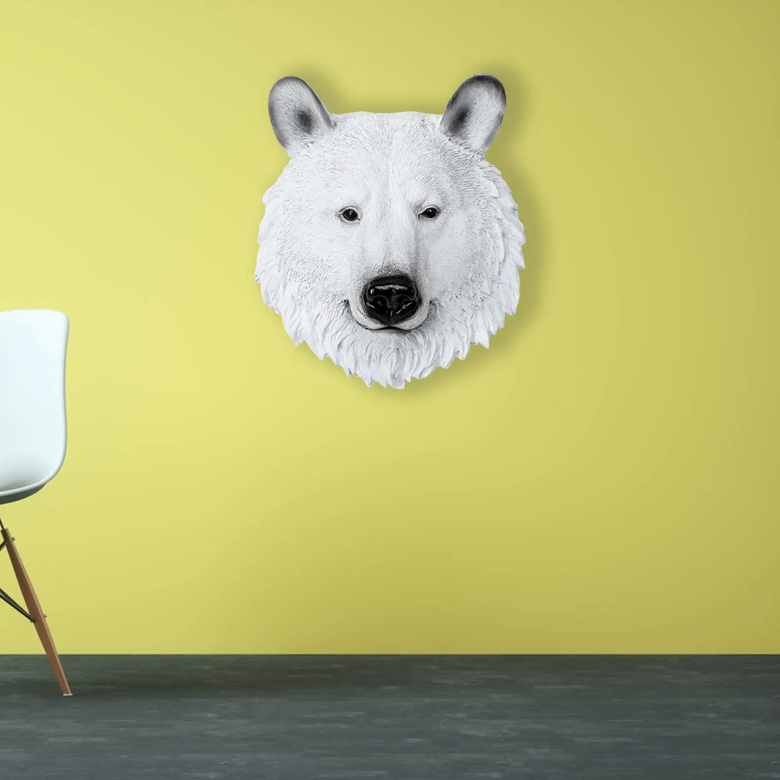 Retro Polar Bear Wall Hanging Animal Wall Decor Ornament Handcrafted Resin Statues for Living Room Home Bar Props Decor Accents
Retro Polar Bear Wall Hanging Animal Wall Decor Ornament Handcrafted Resin Statues for Living Room Home Bar Props Decor Accents