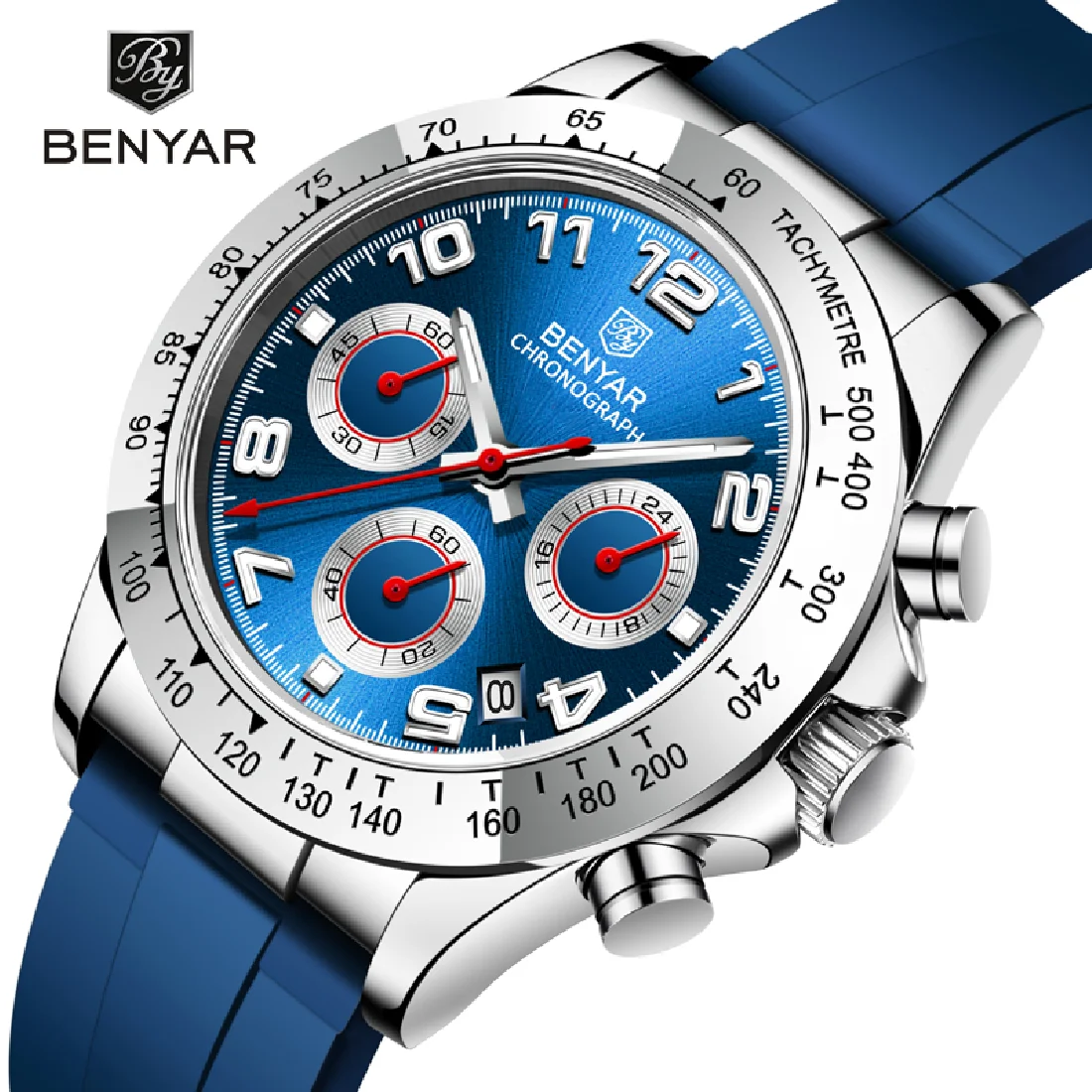 BENYAR New Top Brand Men's Watches Quartz Watch For Men Chronograph Waterproof Sport Military Casual Fashion Reloj Hombre
BENYAR New Top Brand Men's Watches Quartz Watch For Men Chronograph Waterproof Sport Military Casual Fashion Reloj Hombre