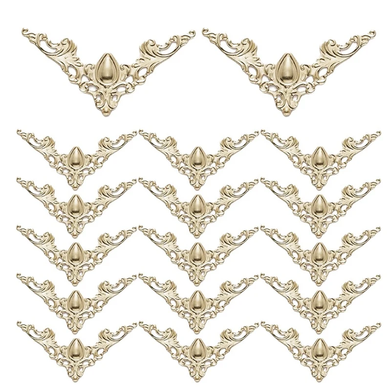 40 шт., металлические уголки для книг, скрапбукинга 
40 шт., металлические уголки для книг, скрапбукинга