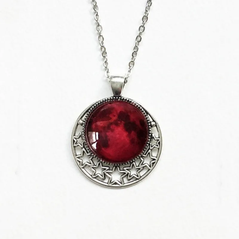 Gothic Blood Moon Pendants Necklace for Women Vintage Goth Witch Knot Pagan Statement Necklace Jewelry Female Accessories
Gothic Blood Moon Pendants Necklace for Women Vintage Goth Witch Knot Pagan Statement Necklace Jewelry Female Accessories